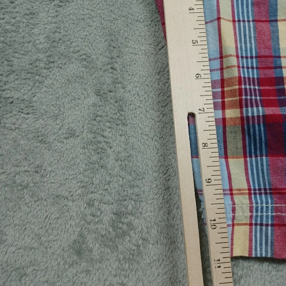Polo Ralph Lauren Short Mens 40 Blue Plaid Cargo‎ Pockets Preppy Casual